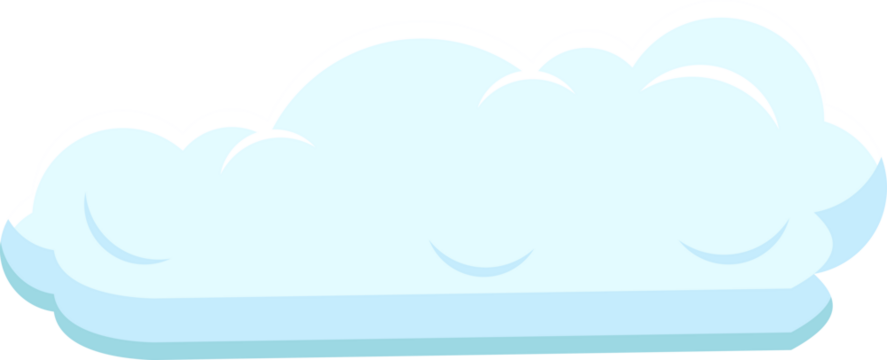 Set of blue sky, clouds.