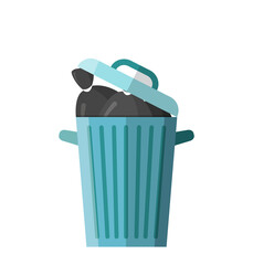 Huge waste trash can