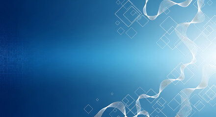 Abstract blue water texture with bright light reflection