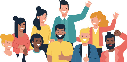 Diverse team celebrating success together in a modern and inclusive workplace