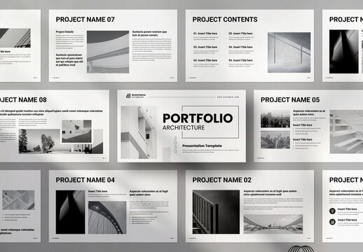 Architecture Portfolio Presentation Tamplate