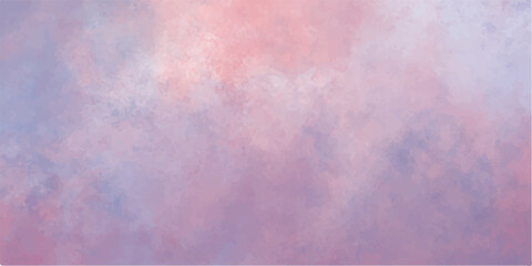 Abstract pink and purple watercolor paint texture on aged grunge canvas paper design background. ink, blank, blue, dirty, textured, light