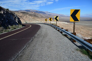 Trona Wild Rose Road, a mountainous road.