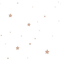 Seamless pattern with hand-drawn watercolor featuring red stars in soft pastel hues. This charming design repeats beautifully, adding a playful touch to any project. For children's design