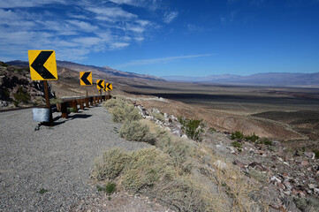 Trona Wild Rose Road, a mountainous road.
