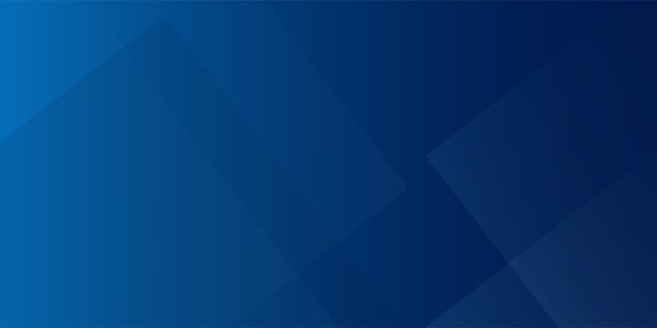 Abstract blue background with glowing geometric lines. Modern blue gradient square shape design. Futuristic technology concept.