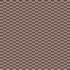 Woven Geometric Pattern in Brown and Beige. Abstract seamless pattern mosaic background. Geometric texture surface tiles. Graphic design vector illustration for Cover Banner Greeting Card Invitation