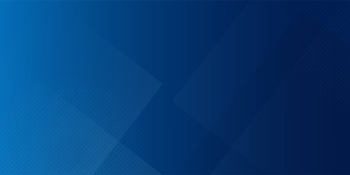 Abstract blue background with glowing geometric lines. Modern blue gradient square shape design. Futuristic technology concept.