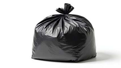 garbage bag isolated on white