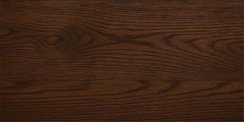 Dark brown wood texture board background, natural oak grain surface pattern