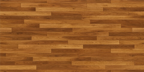 Old brick wall background with a natural timber wood floor texture pattern