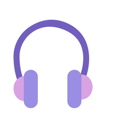 Headphones icon, ideal for listening exercises, language learning, or illustrating audio-based education and online course materials.