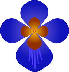 Abstrac flower icon