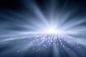 Illuminating Beam: A radiant burst of light emanates from a central source, cascading outwards to form a stunning spectacle of illumination. Its shimmering particles and soft.