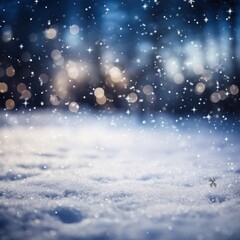 Obraz premium Christmas snow backgrounds outdoors.