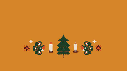 Fototapeta premium vector, illustration, design, icon, set, concept, pattern, card, symbol, business, icons, love, art, Christmas Somber Greetings Christmas Presentation
