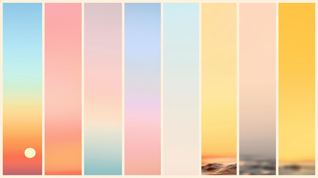 mooth pastel gradients, subtle noise, gentle vignetting, seamless, banner-friendly