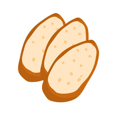 French baguette traditional food