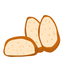 French baguette traditional food