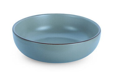 empty bowl isolated on white background.