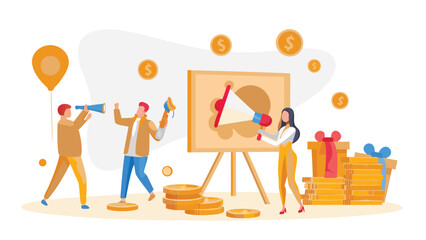 Creative artist presenting a new product prototype in a modern workspace showcasing innovation and development with a supportive team in the background