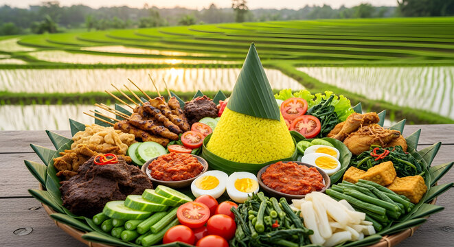 the exotic taste of traditional Indonesian food
