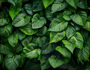 lush green leaf background ideal for nature and botanical themes