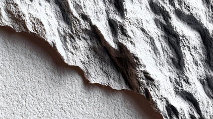 Closeup of textured rock formation with rough surface and detailed patterns.