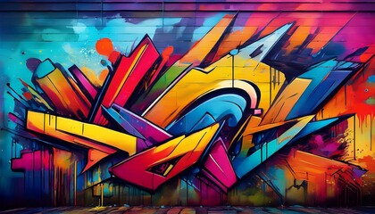 colorful graffiti artwork as a desktop background graffiti street art urban vibrant painting mural spray paint