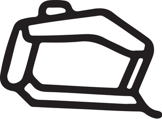 Circuit Diagram: A simple outline of a race circuit, ready to represent speed, precision, and the thrill of motorsport. The elegant lines capture the essence of a racing track.