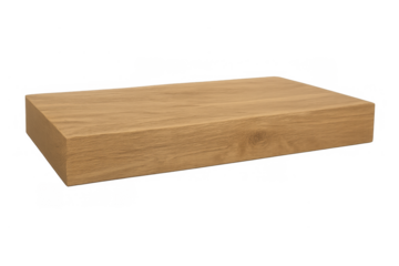 Wooden pedestal on transparent background presenting product displays, podium for natural product mockups and advertising