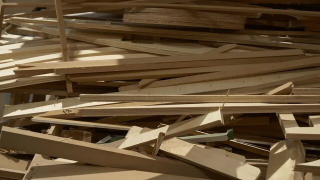 cutting scraps, wooden scraps, MDF, wood, chipboard, PVC