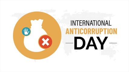 Vibrant motion graphics for International Anti-Corruption Day, featuring dynamic animations, clean visuals, and powerful awareness elements ideal for integrity campaigns, educational content, and soci