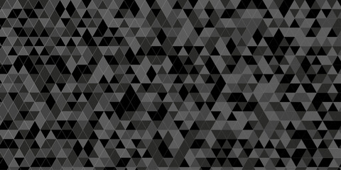 Abstract geometric wall tile and metal cube background triangle wallpaper. Seamless geometric pattern low polygon backdrop background. Gray diamond overlap polygonal background.	
