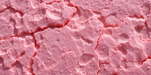 Close-up of a textured pink stone surface, subtle light variations,  light pink,  granite