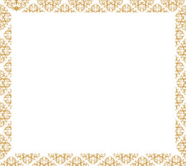 vintage gold frame antique gold frame golden rectangle certificate border pattern line photo frame