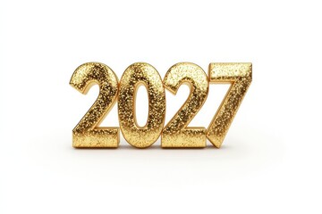 Numbers shiny text gold.