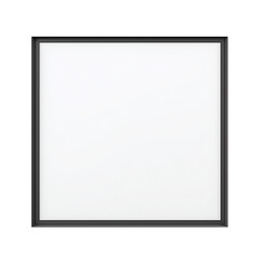 Obraz premium Black square frame on transparent background