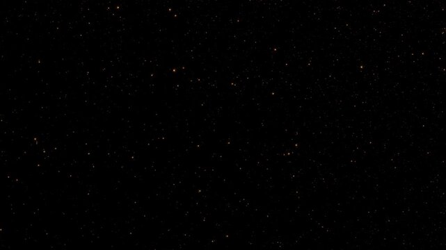 Loop flickering gold dust stars particles animation motion on black abstract Background. Gold stars particle on black background motion titles cinematic
