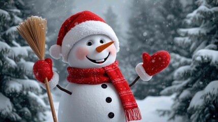 The Jolly Snowman represents Christmas and holiday 