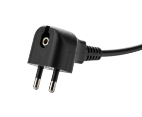 Power plug connection home interior modern isolated on transparent background