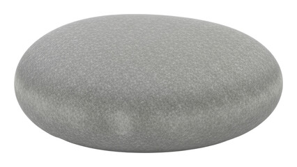 Smooth pebble relaxation stone natural decorative object zen isolated on transparent background