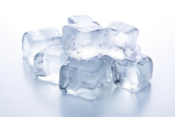 Obraz premium Ices crystal winter white.