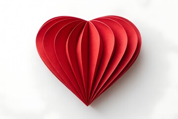 A shiny red heart-shaped balloon illustration, perfect symbol of romance and passion for a Valentine's Day celebration
