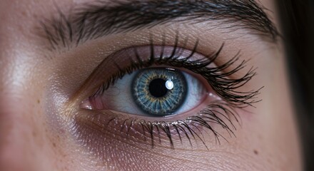 Fototapeta premium Closeup person eye