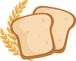 illustration bread