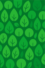 vector design pattern with shapes and trees