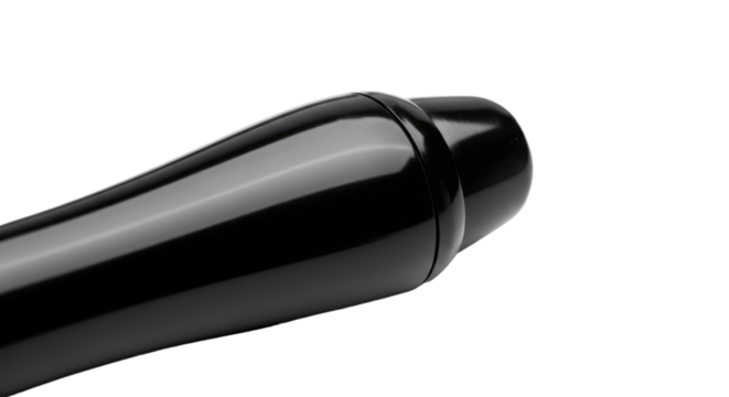Closeup of Black Vape Pen for Smoking or Vaping.