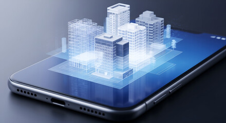 Augmented Reality Cityscape Projection on Smartphone