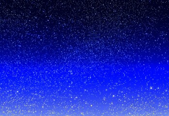 Obraz premium Starry sky background illustration, night sky, light.